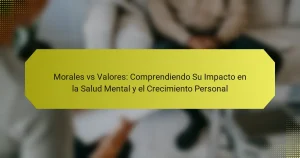 Morales vs Valores: Comprendiendo Su Impacto en la Salud Mental y el Crecimiento Personal
